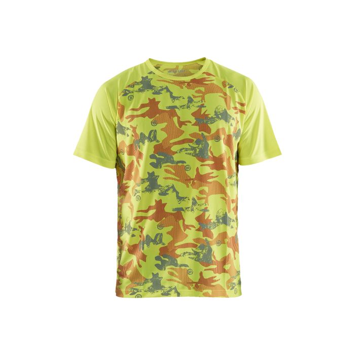 3425 T-shirt functioneel camo