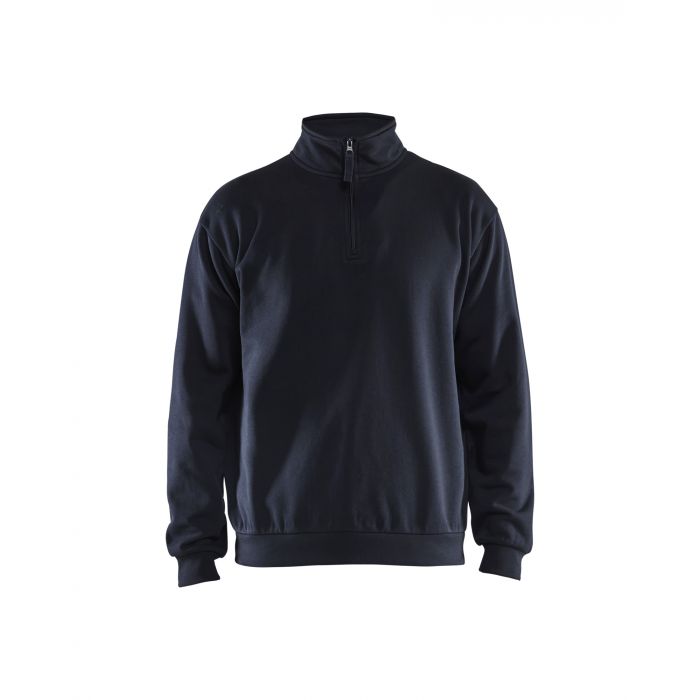 3587 Sweatshirt met halve rits