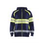 3552 Hooded sweatshirt High vis