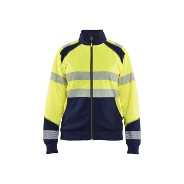 Blåkläder 3508 Dames sweatshirt met rits High Vis