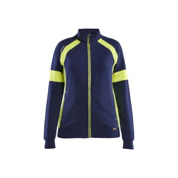 Blåkläder 3568 Dames Sweatshirt visible met rits