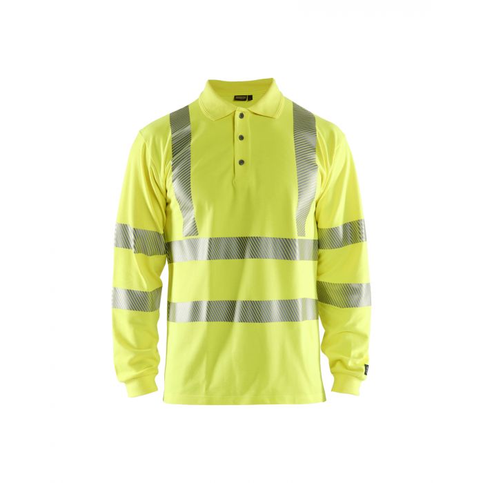 3439 Multinorm piqué polo lange mouw