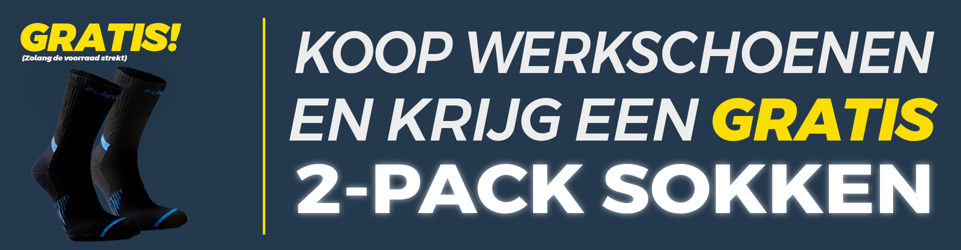 Gratis 2-pack sokken